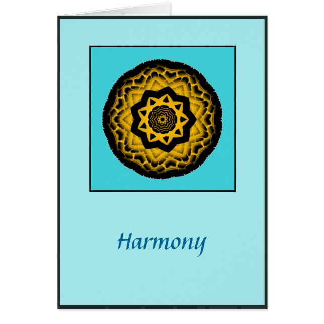 Auspicious Atom Harmony & Unity Card (Front)
