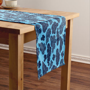 Auspicious Clouds Chinese Pattern Choose Colour TR Short Table Runner