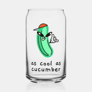 Aussi frais qu'un concombre – Verre à canette