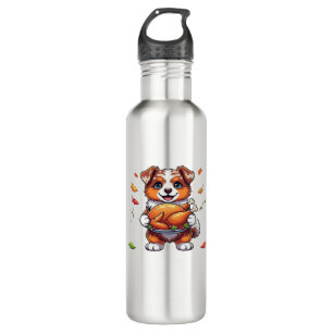 Aussie 178 Thanksgiving Oversized T-Shirt.png 710 Ml Water Bottle