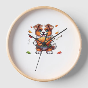 Aussie 178 Thanksgiving Oversized T-Shirt.png Clock