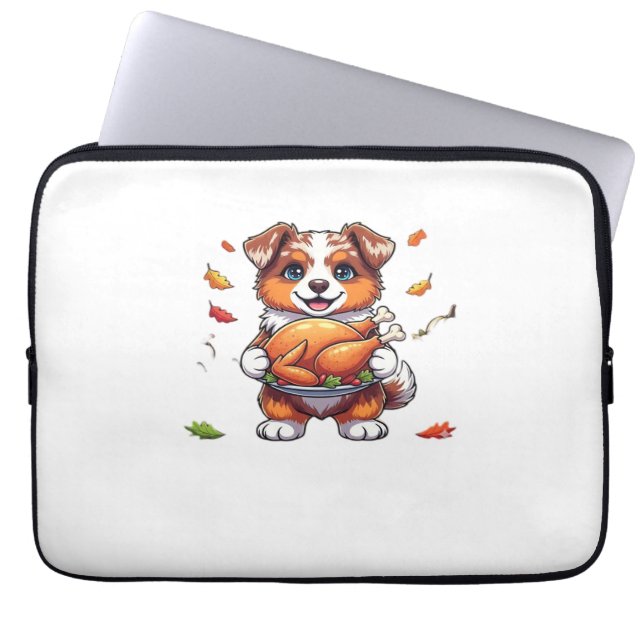 Aussie 178 Thanksgiving Oversized T-Shirt.png Laptop Sleeve (Front)