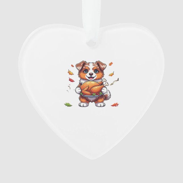 Aussie 178 Thanksgiving Oversized T-Shirt.png Ornament (Front)