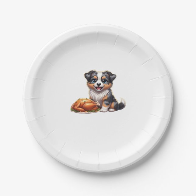 Aussie 180 Thanksgiving Classic T-Shirt.png Paper Plate (Front)