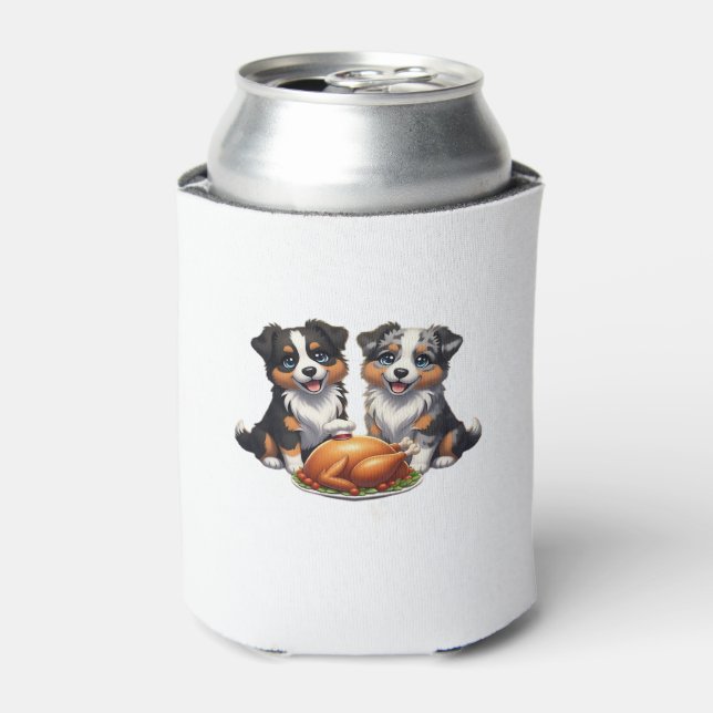 Aussie 184 Thanksgiving Classic T-Shirt.png Can Cooler (Can Front)