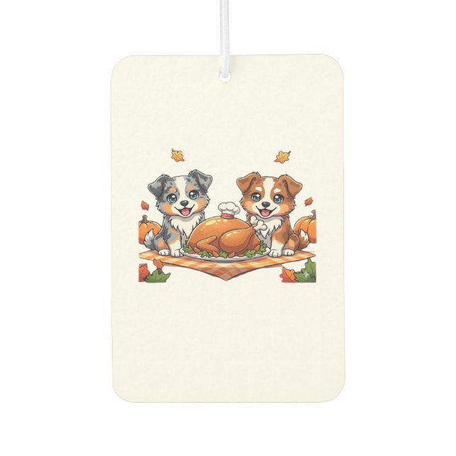 Aussie 184 Thanksgiving Oversized T-Shirt.png Air Freshener (Front)