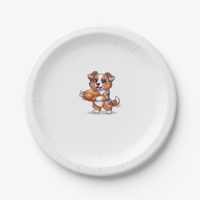 Aussie 187 Thanksgiving Classic T-Shirt.png Paper Plate (Front)
