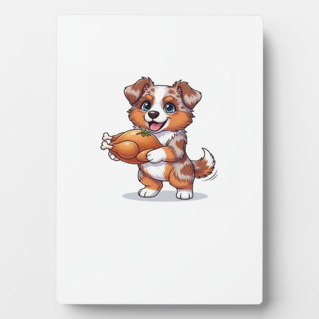 Aussie 187 Thanksgiving Classic T-Shirt.png Plaque (Front)