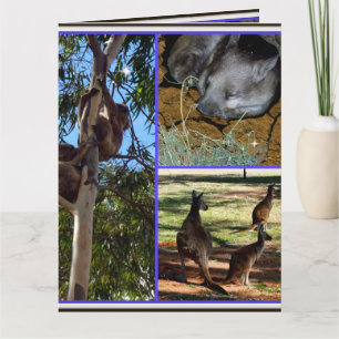 Aussie Annals Photo Collage, Card