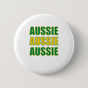 Aussie Aussie Aussie 2 Inch Round Button