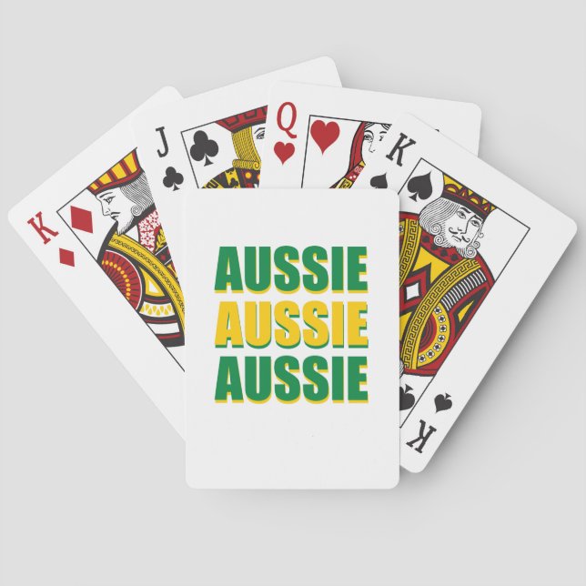 Aussie Aussie Aussie Playing Cards (Back)