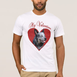 Aussie Cattle Dog My Valentine T-Shirt