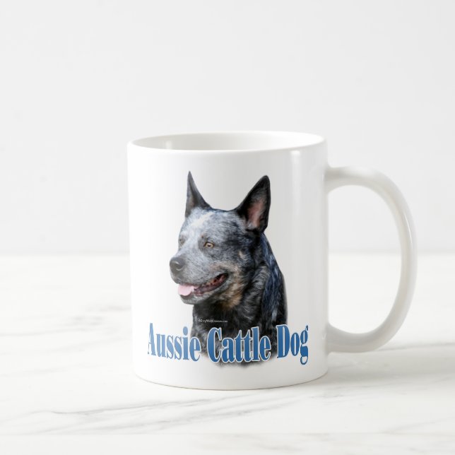 Aussie Cattle Dog Name Coffee Mug (Right)