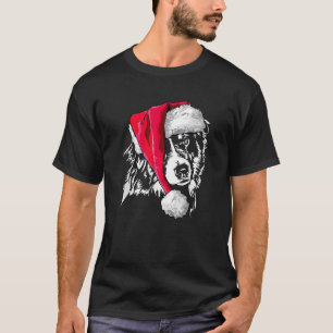 Aussie Christmas Australian Shepherd dog  gift tee
