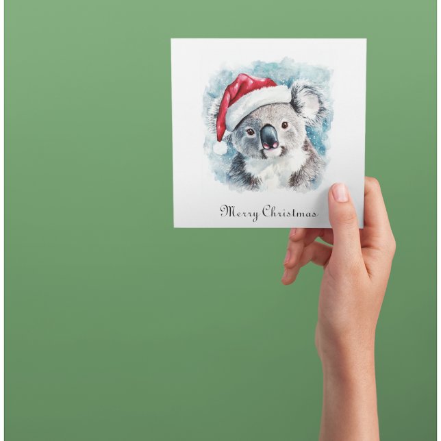 Aussie Christmas Cheer, Koala Bear custom Invitation (Creator Uploaded)