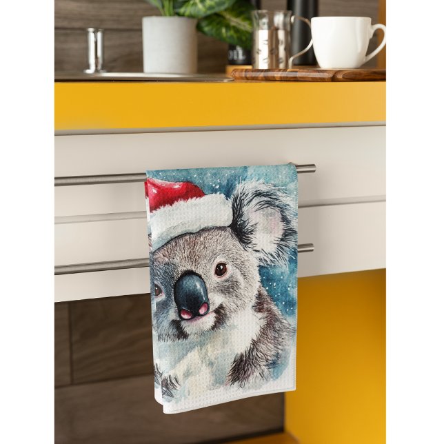 Aussie Christmas Cheer, Koala Bear custom Kitchen Towel (Creator Uploaded)