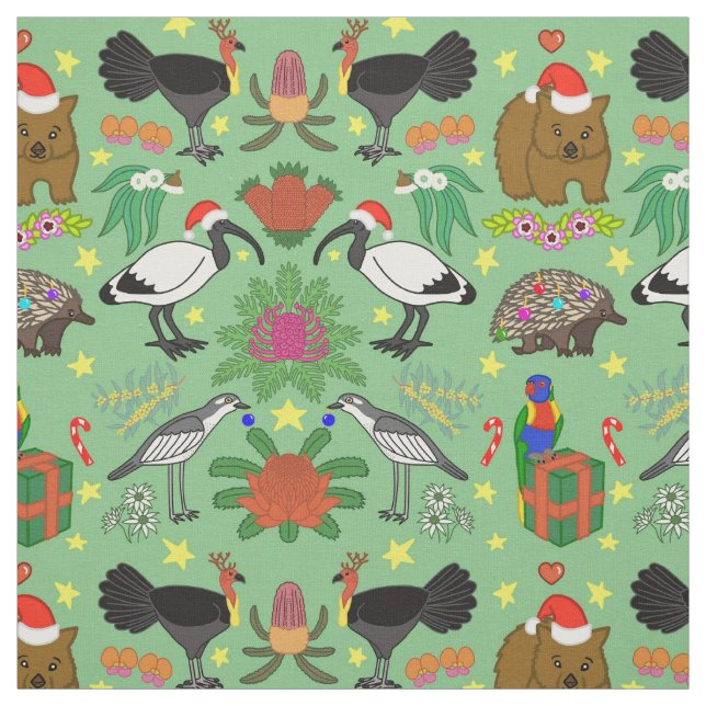 Aussie Christmas Fabric (Swatch)