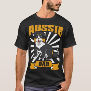 Aussie Dad Australian Shepherd T-Shirt