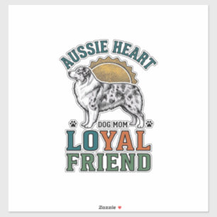 Aussie Dog Lover Vintage Engraved Shepherd Art_1