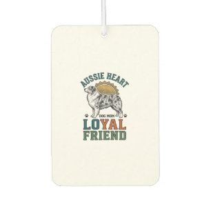 Aussie Dog Lover Vintage Engraved Shepherd Art_1 Air Freshener