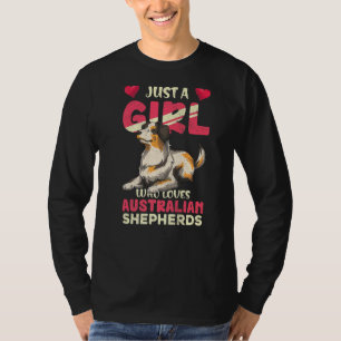 Aussie Dog Owner Just A Girl Who Loves Australian T-Shirt