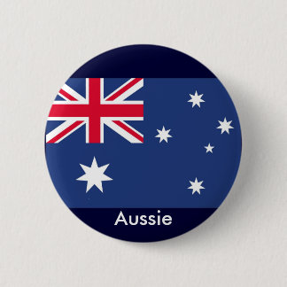 Aussie flag 2 inch round button