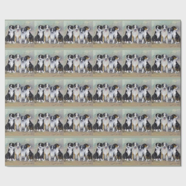 Aussie Gift Paper! Pirate and his daughters Wrapping Paper (Seam)