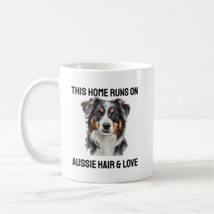 Aussie Hair & Love Funny Mug