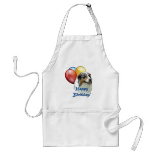 Aussie Happy Birthday Balloons Standard Apron
