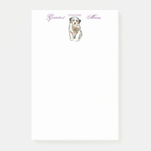 Aussie Heart Mom Post-it Notes