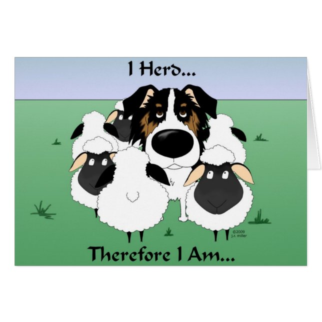 Aussie - I Herd Therefore I Am (Front Horizontal)
