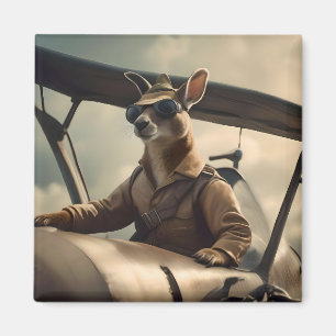 Aussie Kangaroo Aeroplane Pilot, Magnet