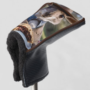 Aussie Kangaroo Holding A Meat Pie, Golf Head Cover