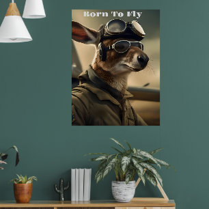 Aussie Kangaroo King Of The Airways,  Poster