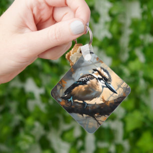 Aussie Kookaburra Oil Paint, Keychain