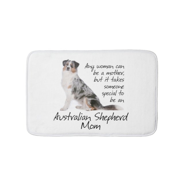 Aussie Mom Bath Mat (Front)