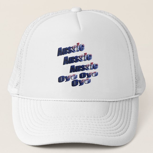 Aussie Oye Picture Logo, Trucker Hat (Front)