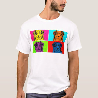 Aussie Pop Art Warhol Style | Australian Shepherd T-Shirt