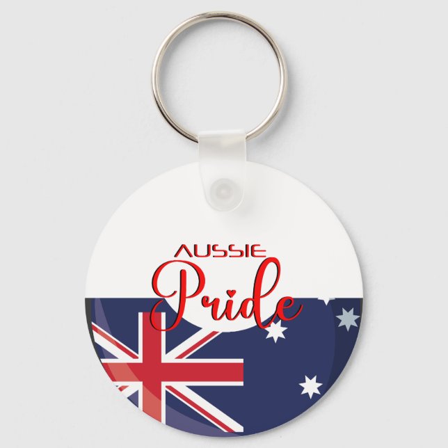 Aussie Pride Carry: Down Under Spirit Key Rings (Front)