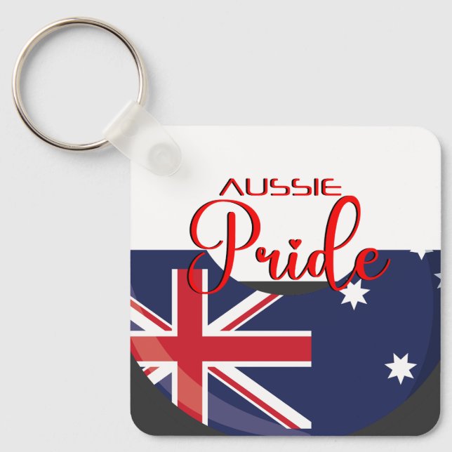 Aussie Pride Carry Keychain (Front)