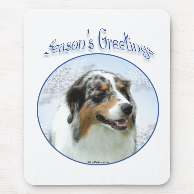Aussie Seasons Greetings Mouse Pad (Front)