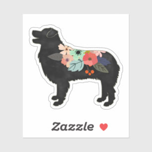 Aussie Shepherd Dog Breed Bohemian Floral Saddle