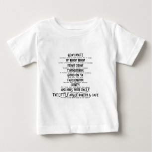 Aussie Slang Baby T-Shirt
