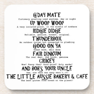 Aussie Slang Coaster