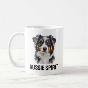 Aussie Spirit Mug - Proud Australian Shepherd Gift
