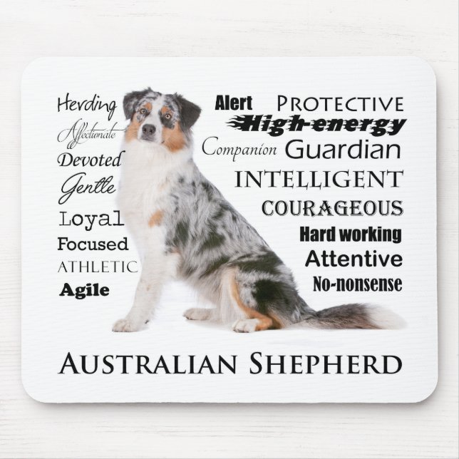 Aussie Traits Mousepad (Front)