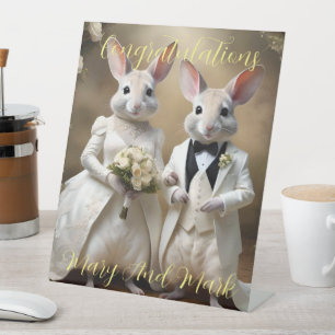 Aussie Weddings Australian Bilbies, Wedding Pedestal Sign