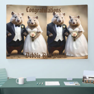 Aussie Weddings Australian Wombats, Wedding Banner