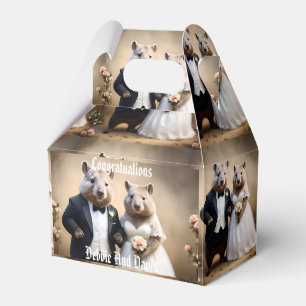Aussie Weddings Australian Wombats, Wedding Favor Box