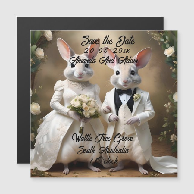 Aussie Weddings The Bilbies Get Married, Wedding (Front/Back)